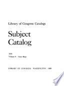 Subject Catalog