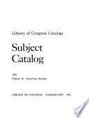 Subject Catalog