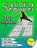 Sudoku Samurai Nivel Medio / Nivel Fácil / 100 Rompecabezas / Soluciones Incluidas / Volumen 2