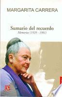 Sumario del recuerdo
