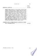 Suplemento de Anuario de estudios americanos, sección historiografía y bibliografía