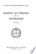 Suplemento de ciencias del Boletin del Instituto de Estudios Asturianos