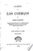 Suplemento de los codigos en orden alfabético