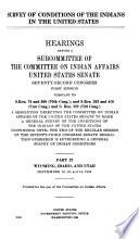 Survey of Conditions of the Indians in the United States