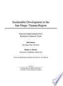 Sustainable Development in the San Diego-Tijuana Region