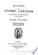 Œuvres d'André Chénier