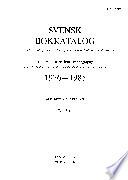 Svensk bok-katalog