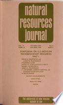 Symposium on U.S.-Mexican Transboundary Resources
