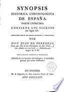 Synopsis Historica Chronológica de España