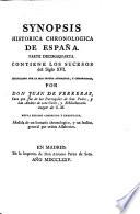 Synopsis historica chronologica de España