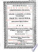 Synopsis historica chronologica de España o Historia de España reducida à compendio, y à debida chronologia