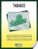 Tabasco. Conteo de Población y Vivienda, 1995. Resultados definitivos. Tabulados básicos