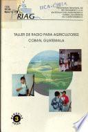 Taller De Radio Para Agricultores
