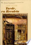 Tarde, en Recoleta