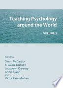 Teaching Psychology around the World