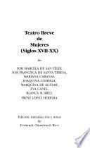 Teatro breve de mujeres, siglos 17-20