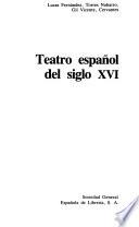 Teatro español del siglo XVI