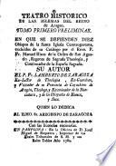 Teatro histórico de las iglesias del reyno de Aragon