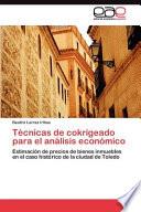 Técnicas de Cokrigeado Para El Análisis Económico