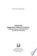 Temas de derecho constitucional
