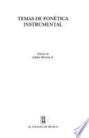Libro Temas de fonética instrumental