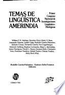 Temas de lingüística amerindia