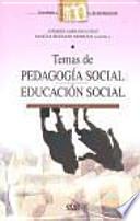 Temas de pedagogía social, educación social