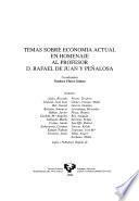 Temas sobre economía actual