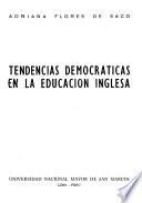 Tendencias democráticas en la educación inglesa