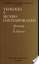 Teología y mundo contemporáneo