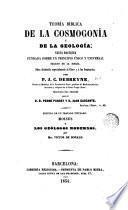 Teoria biblica de la cosmogonia y de la geologia