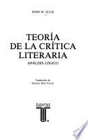 Teoría de la crítica literaria