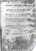 Teoría de las Cortes ó grandes juntas nacionales de los reinos de Leon y Castilla