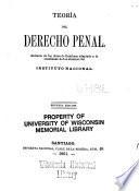 Teoría del derecho penal