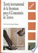 Teoría instrumental de la literatura para el comentario de textos