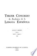 Tercer Congreso de Academias de la Lengua Española
