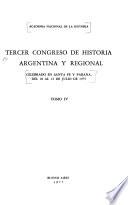 Tercer Congreso de Historia Argentina y Regional