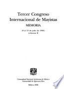 Tercer Congreso Internacional de Mayistas