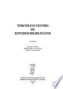Tercer Encuentro de Estudios Bilbilitanos