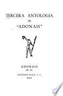 Tercera antología de Adonais.