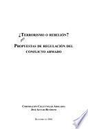 Terrorismo o rebelión?