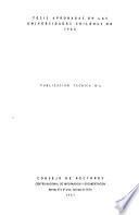 Tesis aprobadas en las universidades chilenas