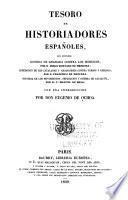 Tesoro de historiadores españoles