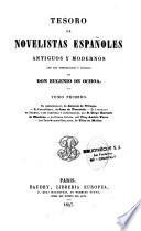 Tesoro de novelistas españoles antiguos y modernos