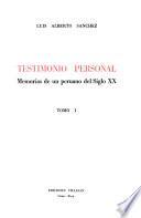 Testimonio personal
