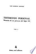 Testimonio personal