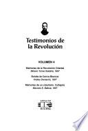 Testimonios de la revolución: Memorias de la Revolución Oriental