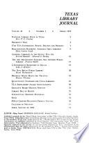 Texas Library Journal