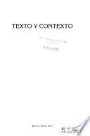 Texto y contexto