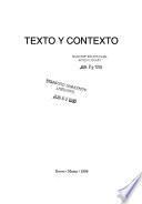 Texto y contexto